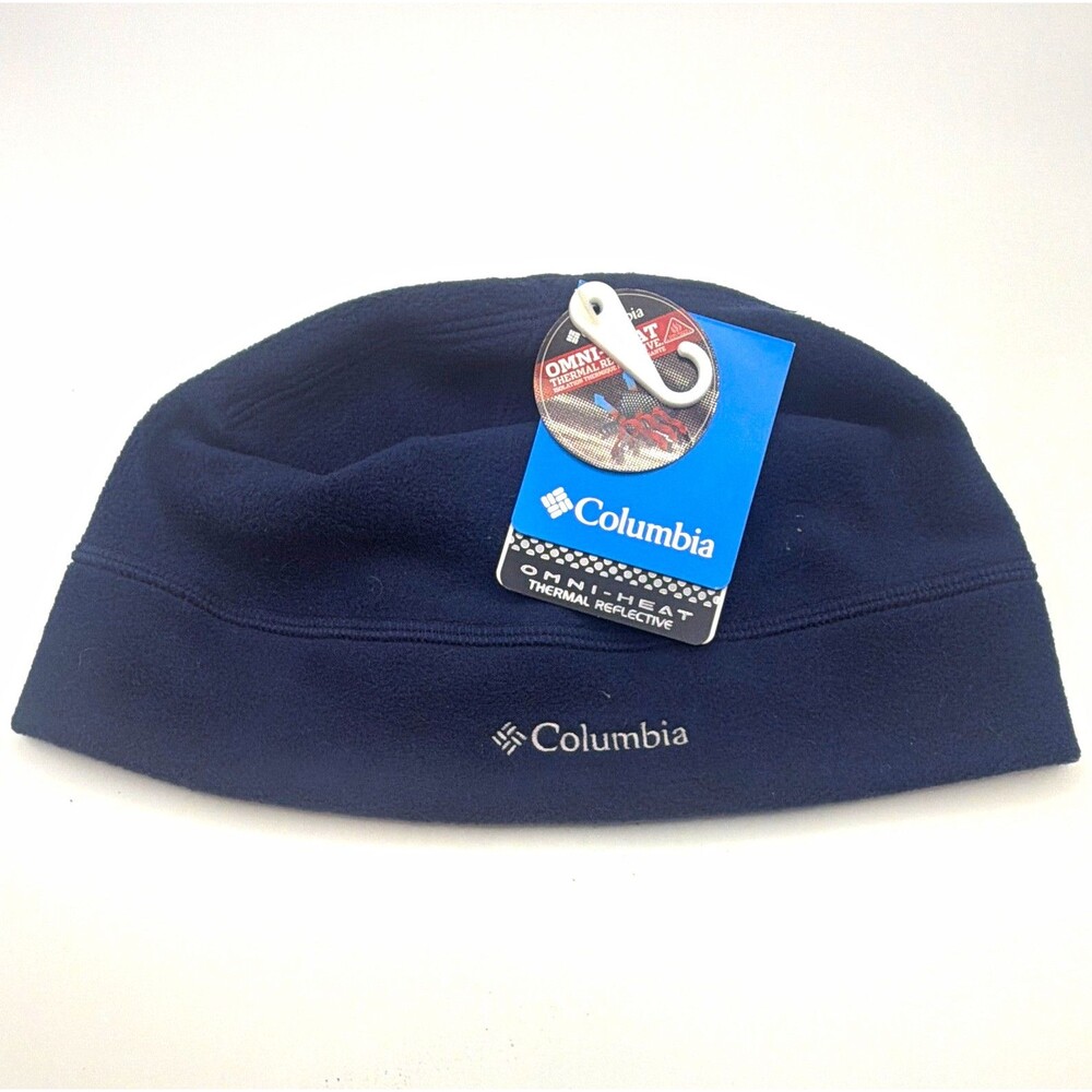 Columbia Omni-Heat Thermal Lightweight Men's Beanie Hat Blue L/XL